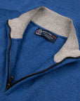 The Bowmore 1/4 Zip Neck Cashmere Sweater - Coast & Brume CASHMERE Robert Old