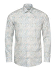 Green Paisley Cotton-TENCEL™ Contemporary Fit Shirt  Eton   