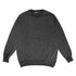 The Highclere Cashmere Crew Neck Sweater - Charcoal CASHMERE Robert Old