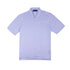 Light Blue 100% Cotton Fine-Stripe Polo S/S POLOS Robert Old