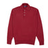 Russet Red Balvenie 3 Button 4ply Cashmere Polo Sweater CASHMERE Robert Old