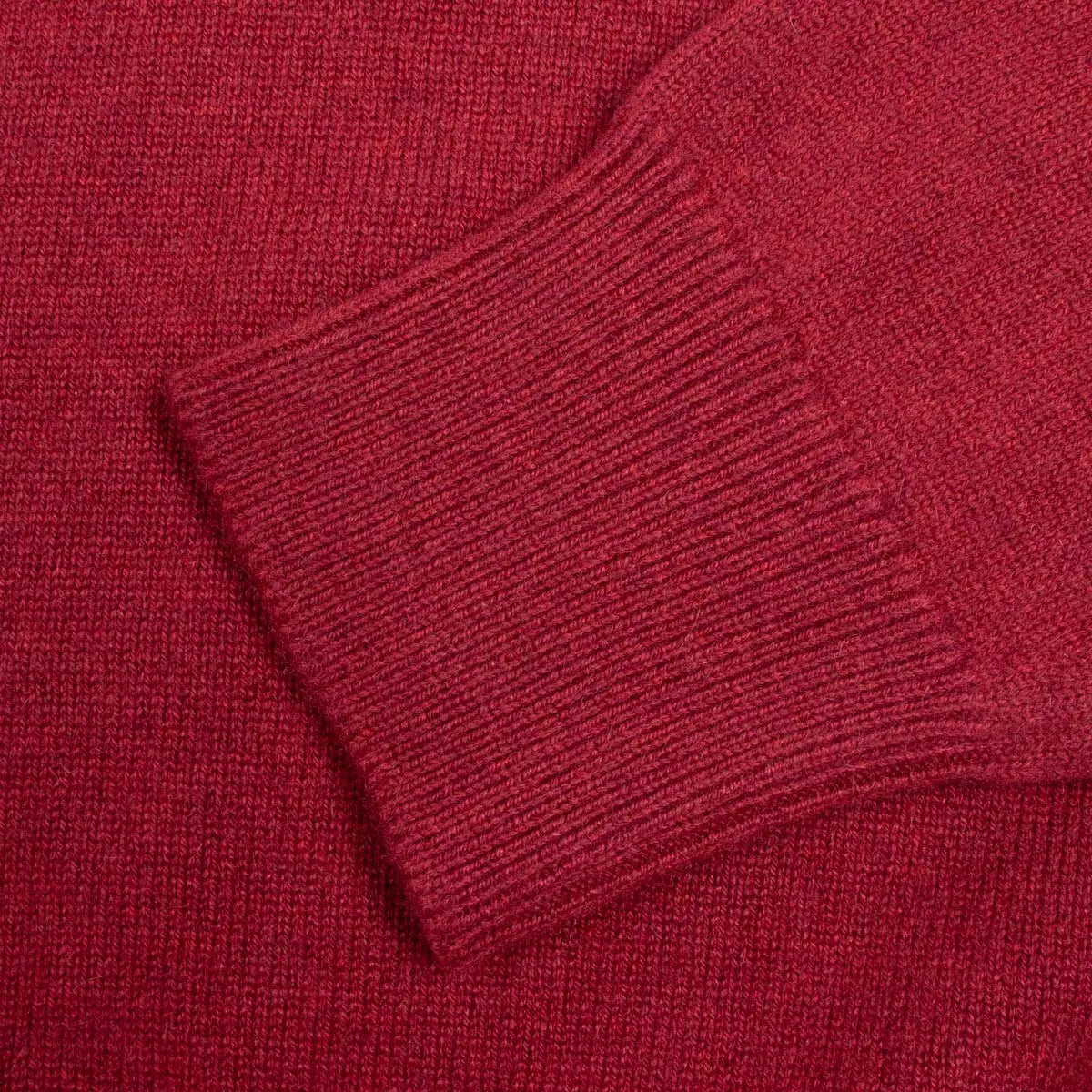 Russet Red Balvenie 3 Button 4ply Cashmere Polo Sweater Robert Old