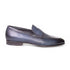 Navy Blue Penny Loafer SHOES Santoni