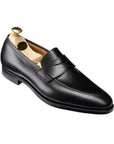 Sydney Leather Loafers - Single Leather Sole SHOES Crockett & Jones Black UK 6