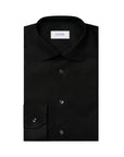 Black Signature Twill Contemporary Fit Shirt  Eton   