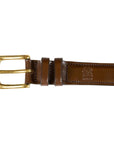 Brown 'Crane' Bridle Hide Leather Belt BELTS/BRACES Robert Old