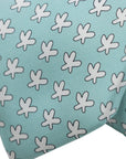 Turquoise Floral Motif 100% Silk Tie  Robert Old   