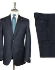 Handcrafted Navy Super 130s Suit  Belvest   