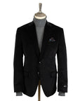 Black Loro Piana Cotton Velvet Jacket  Robert Old   