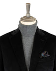 Black Loro Piana Cotton Velvet Jacket  Robert Old   