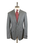 Grey Merino Wool Flannel Suit  Robert Old   