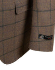 Brown Check Loro Piana 100% Wool Jacket JACKETS Robert Old