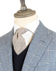 Light Blue Check Virgin Wool & Cashmere Jacket JACKETS Robert Old