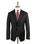 Handcrafted Super 150s Black Suit SUITS Belvest