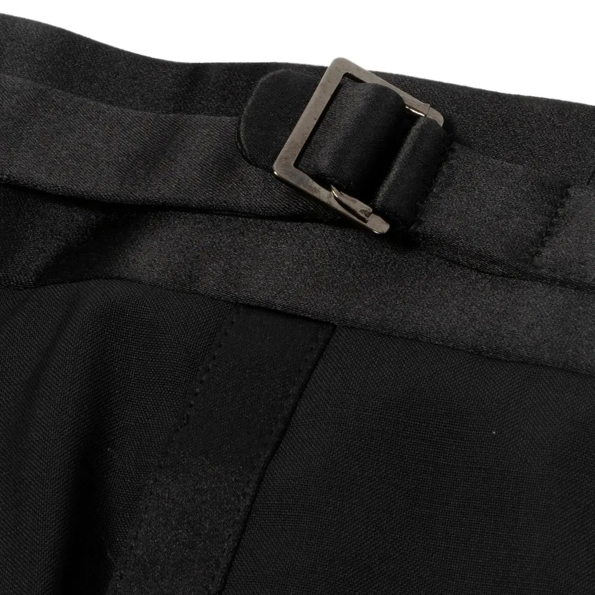 Black Wool &amp; Mohair Satin Tuxedo Suit  Belvest   