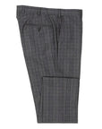 Grey and Purple Check Virgin Wool Suit  Robert Old   