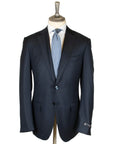 Navy and White Pinstripe Virgin Wool Suit SUITS Robert Old