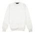 Cream Cashmere & Cotton Crewneck KNITWEAR Robert Old