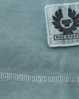 Steel Green Garment Dyed Cotton T-Shirt  Belstaff   