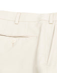 Beige Pure Cotton Loro Piana Slim Trousers  Robert Old   