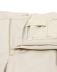 Beige Pure Cotton Loro Piana Slim Trousers  Robert Old   