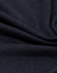 Navy 100% Silk Knit Lightweight T-Shirt  Robert Old   