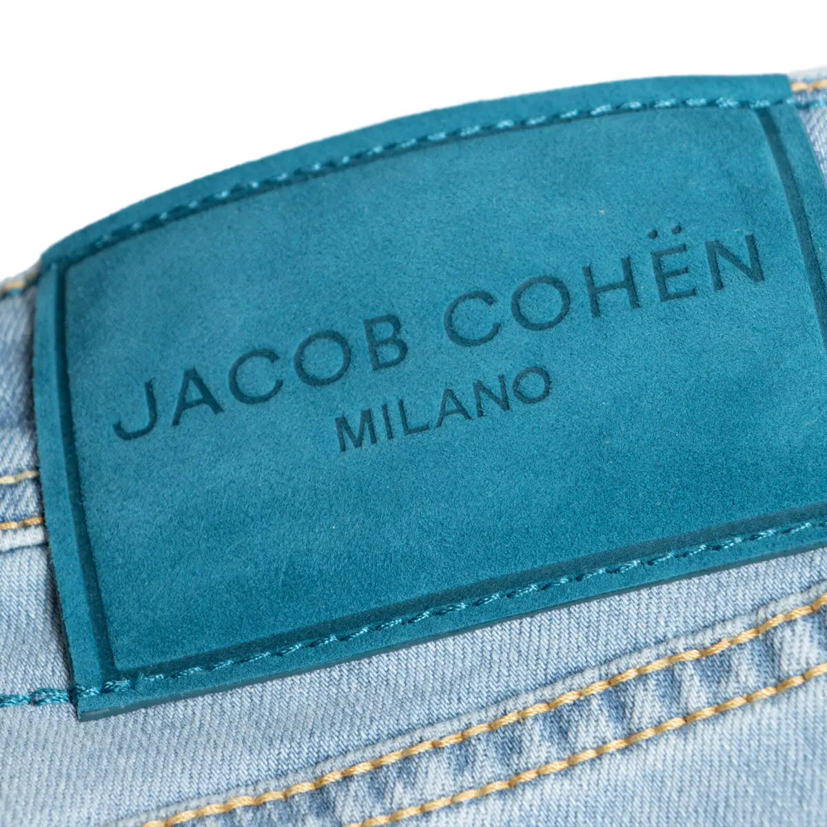 Light Wash ‘Bard’ Slim Fit Stretch Jeans  Jacob Cohën   