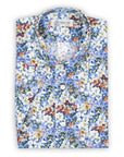 Floral 100% Swiss Cotton Short Sleeve Shirt  Robert Old   