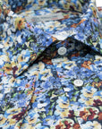 Floral 100% Swiss Cotton Short Sleeve Shirt  Robert Old   