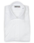 White Linen Short Sleeve Shirt S/S SHIRTS Robert Old