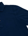 Light Navy 100% Cotton Short Sleeve Polo Shirt S/S POLOS Robert Old