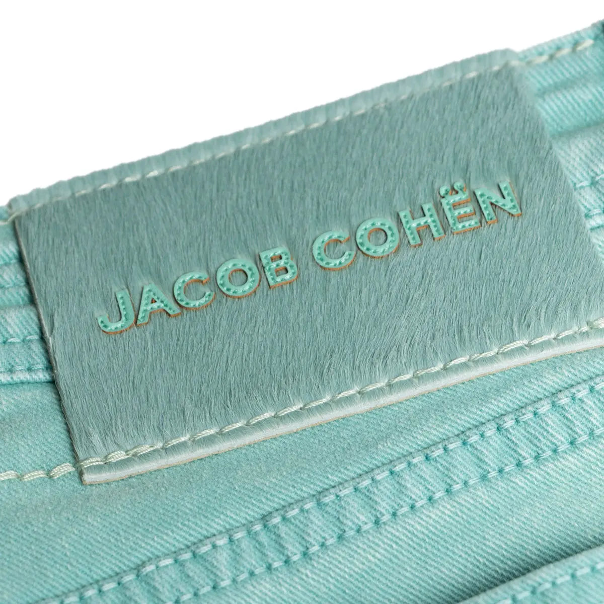 Sea Green ‘Bard’ Slim Fit Stretch Jeans  Jacob Cohen   