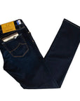 Dark Denim ‘Nick’ Stretch Slim Fit Jeans  Jacob Cohen   