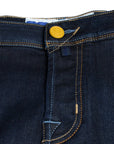 Dark Denim ‘Nick’ Stretch Slim Fit Jeans  Jacob Cohen   