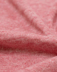 Pink Linen Open Collar Knitted Polo Shirt  Robert Old   