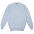 Sky Blue Cashmere & Linen Crewneck KNITWEAR FEDELI