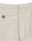 Cream Slim Fit Stretch Cotton Chino CASUAL TROUSERS Robert Old   