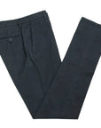 Dark Blue Slim Fit Stretch Cotton Chino  Robert Old   