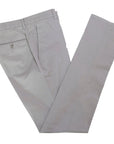 Light Grey Slim Fit Stretch Cotton Chino  Robert Old   