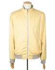 Yellow Wool & Goat Suede Bomber Jacket  Robert Old   