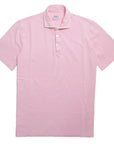 Pink 100% Cotton Pique Polo Shirt  FEDELI   