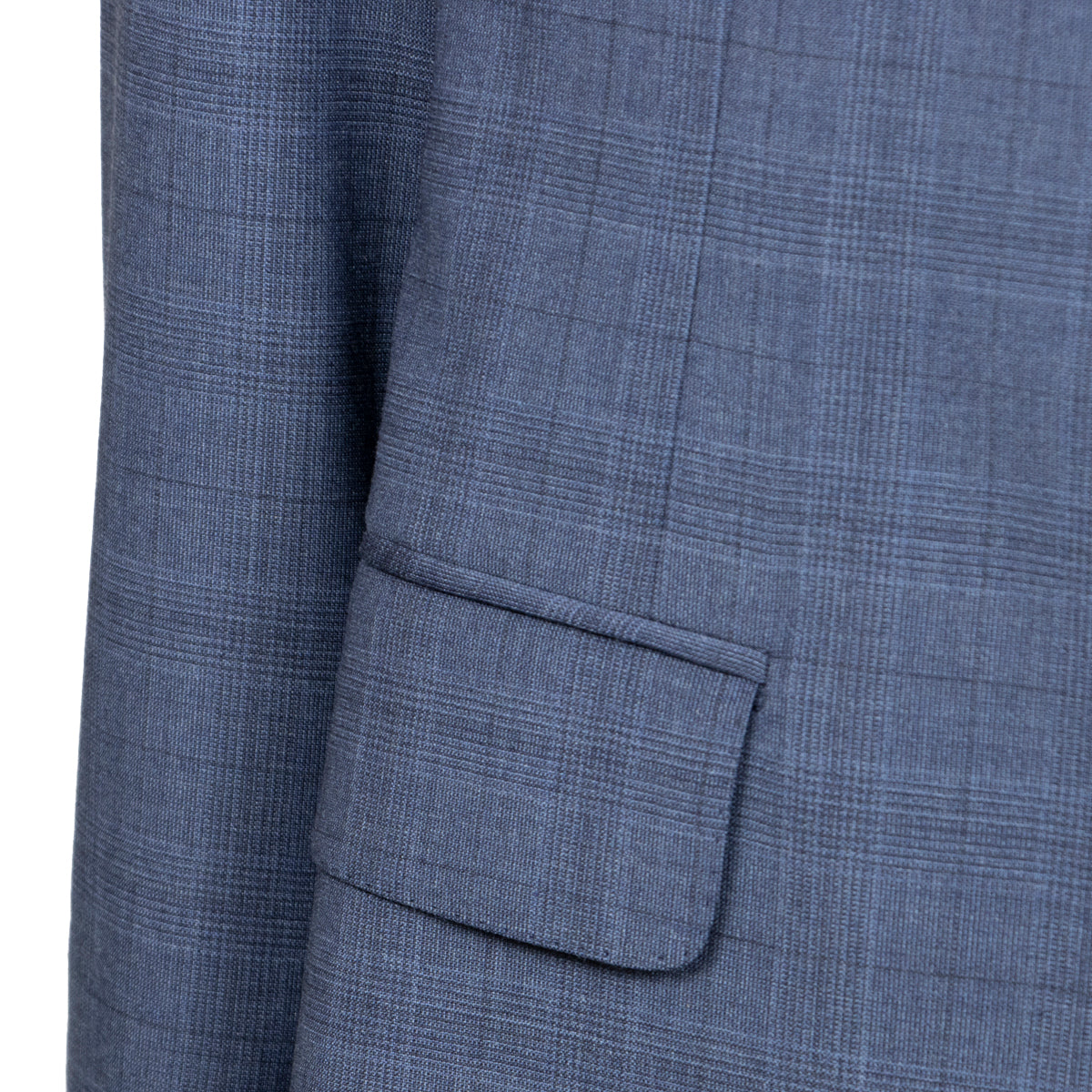 Blue Check “Natural Soft” Pure Wool Suit  Belvest   
