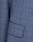 Blue Check “Natural Soft” Pure Wool Suit  Belvest   