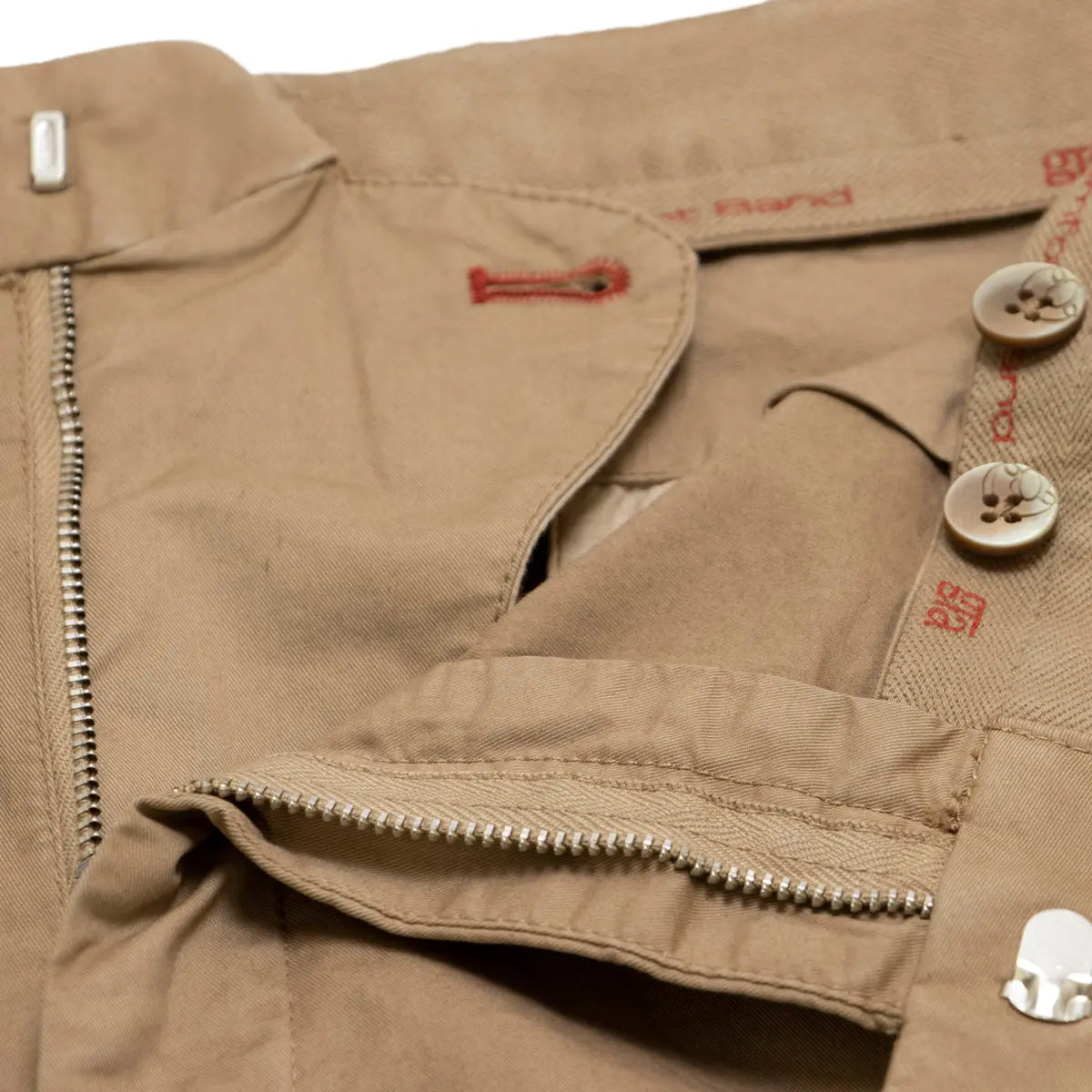 Sand Cotton Stretch Slim Fit Chino Shorts  Robert Old   