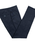 Navy Stretch Cotton Twill Chinos CASUAL TROUSERS Robert Old