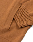 Orange Pure Merino Wool 2Ply Cardigan  Robert Old   