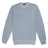 Ice Blue Wool & Cashmere Blend Crew Neck Jumper KNITWEAR Robert Old