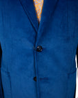 Mid Blue Corduroy Jacket  Robert Old   