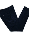 Midnight Navy Stretch Cotton Corduroy Trousers CASUAL TROUSERS Robert Old