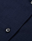 Navy Pure Merino Wool Italian Long Sleeve Shirt L/S SHIRTS Robert Old